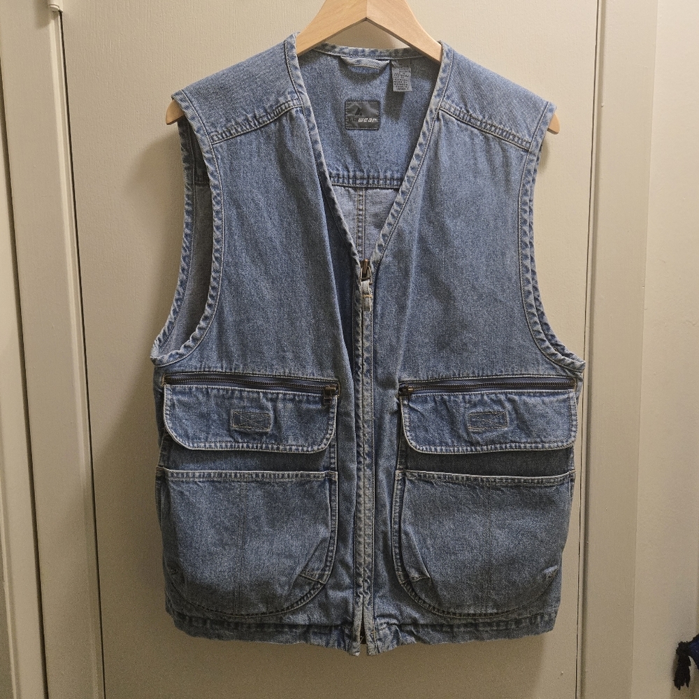 Lizwear Denim Utility Vest